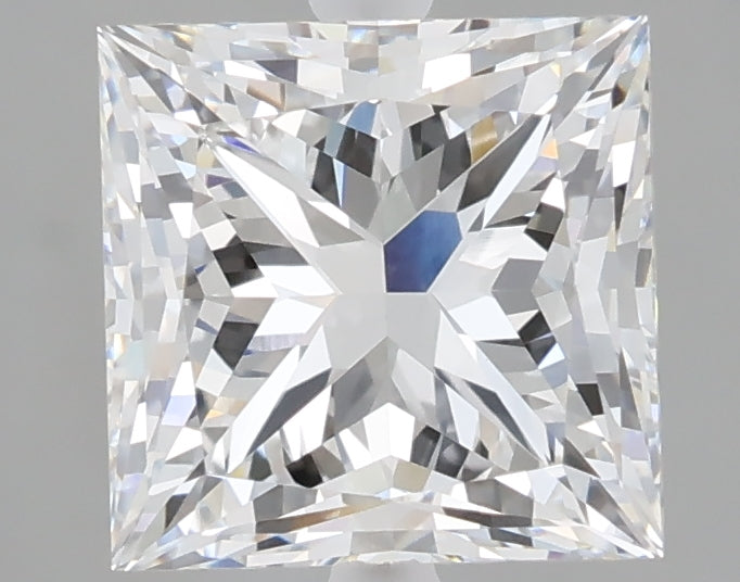 2.94 carat princess lab grown diamond E color VVS2 clarity