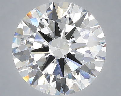 5.03 carat round lab grown diamond E color VVS2 clarity