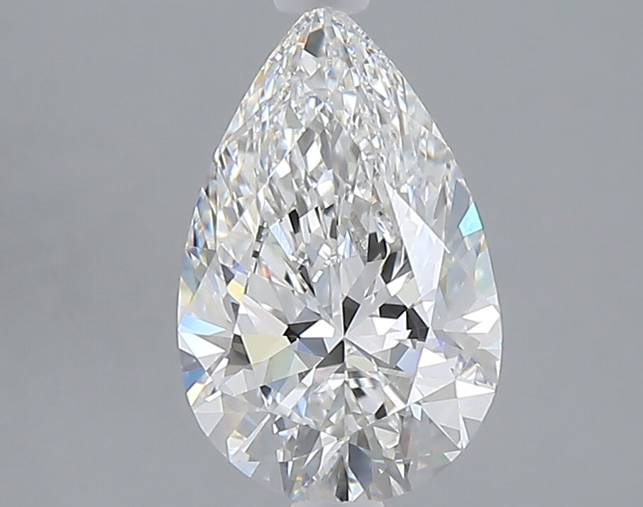 1.59 carat pear lab grown diamond E color VVS2 clarity