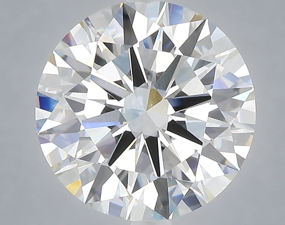 5.01 carat round lab grown diamond E color VVS2 clarity