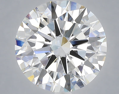 5.01 carat round lab grown diamond E color VVS2 clarity