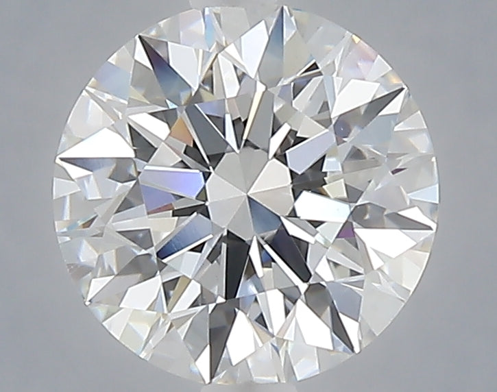 2.08 carat round lab grown diamond E color VVS2 clarity