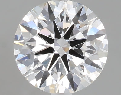 1.56 carat round lab grown diamond D color VVS2 clarity