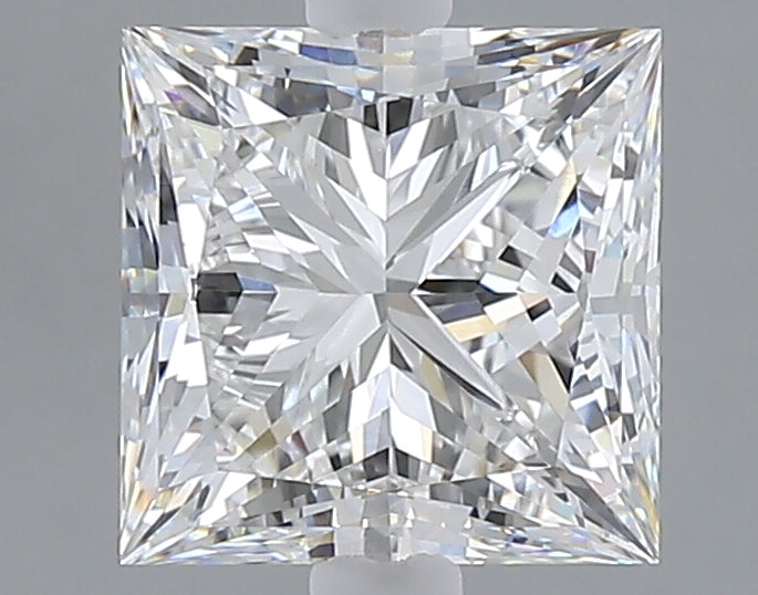2.20 carat princess lab grown diamond E color VVS2 clarity