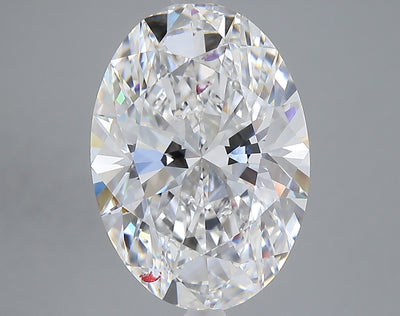 6.05 carat oval lab grown diamond E color VVS2 clarity