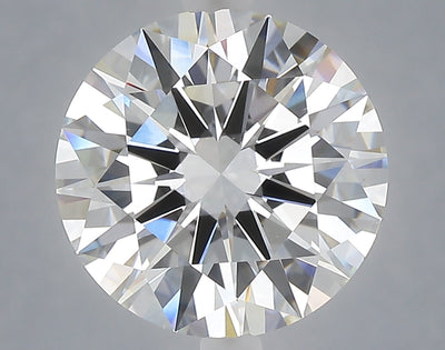5.01 carat round lab grown diamond E color VVS2 clarity