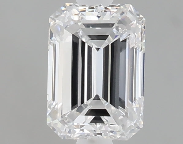 1.01 carat emerald lab grown diamond D color VVS2 clarity
