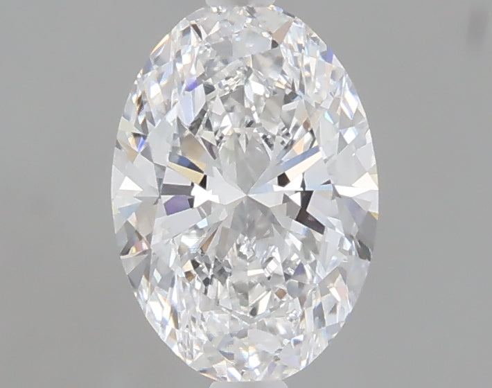 1.10 carat oval lab grown diamond D color VVS2 clarity