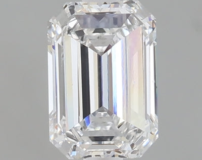 1.06 carat emerald lab grown diamond D color VS1 clarity