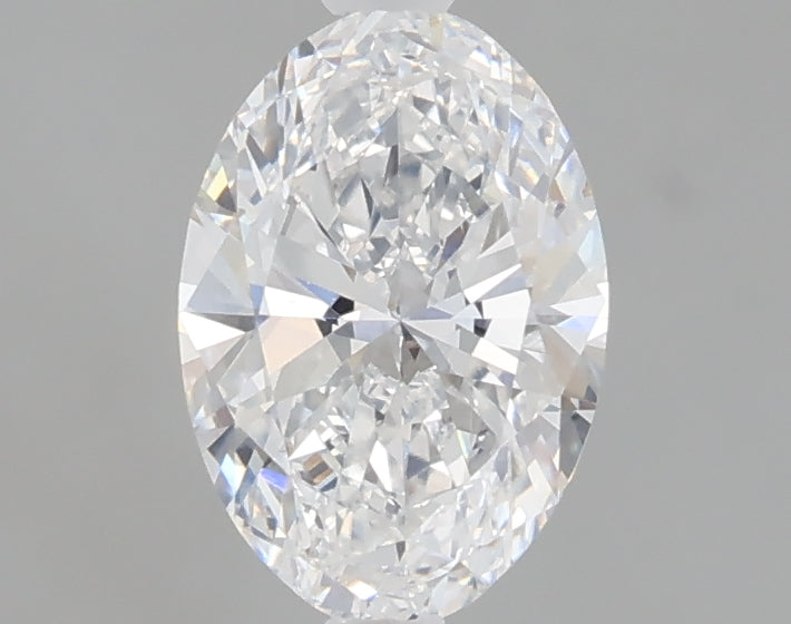 1.09 carat oval lab grown diamond D color VVS2 clarity