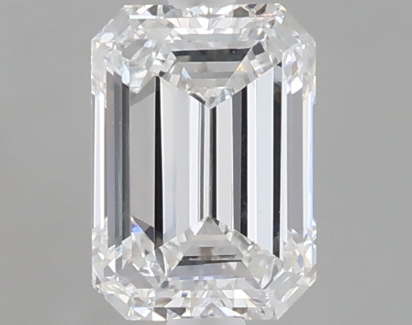 1.01 carat emerald lab grown diamond D color VVS2 clarity
