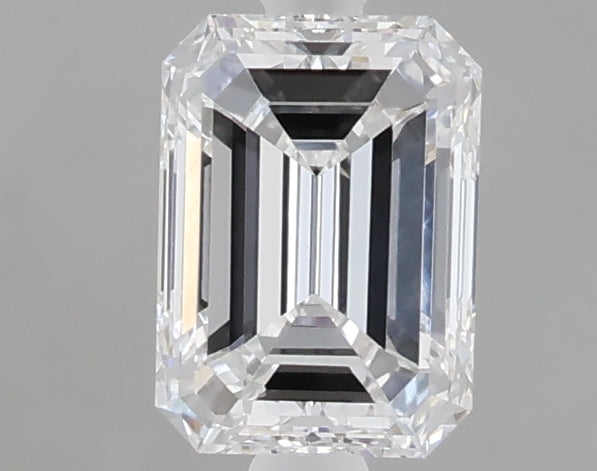 1.02 carat emerald lab grown diamond D color VVS2 clarity