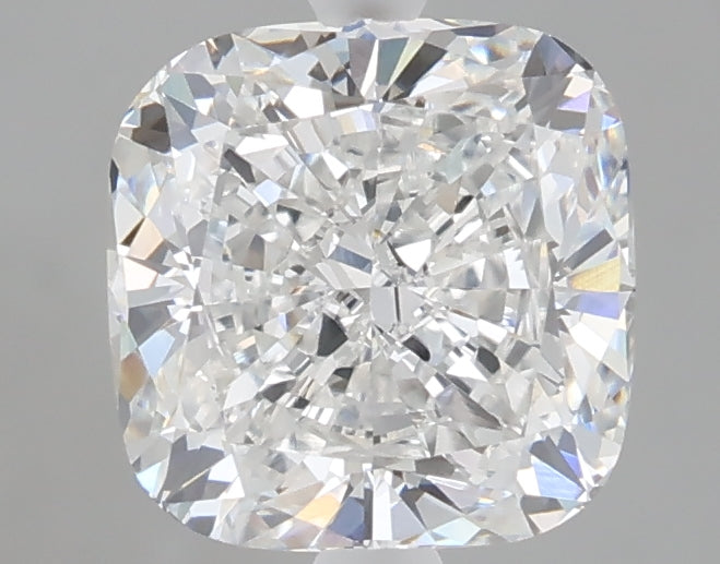 2.07 carat cushion lab grown diamond D color VVS2 clarity