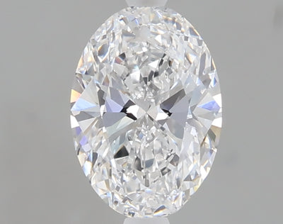 1.09 carat oval lab grown diamond D color VVS1 clarity