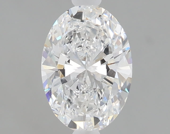 1.08 carat oval lab grown diamond D color VVS2 clarity