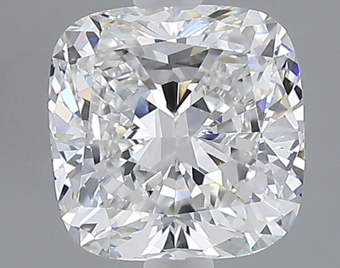 2.04 carat cushion lab grown diamond E color VVS2 clarity