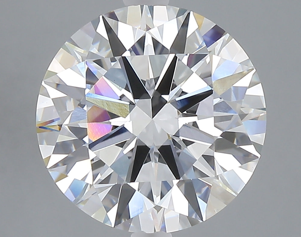 5.04 carat round lab grown diamond F color VS1 clarity
