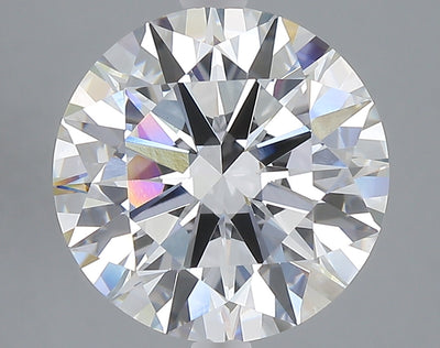 5.04 carat round lab grown diamond F color VS1 clarity