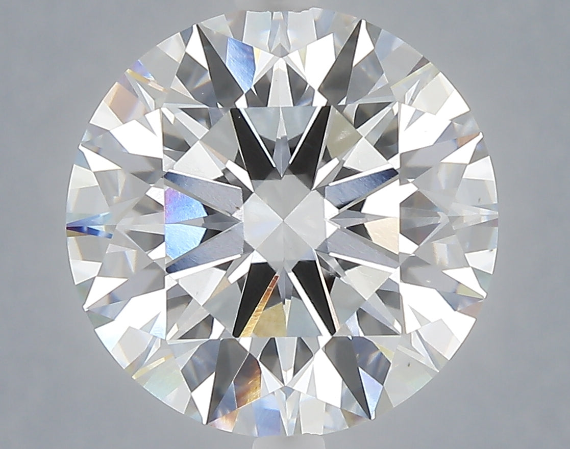 7.01 carat round lab grown diamond F color VVS2 clarity