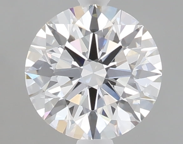1.08 carat round lab grown diamond D color VVS2 clarity