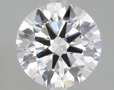 2.72 carat round lab grown diamond E color VS1 clarity