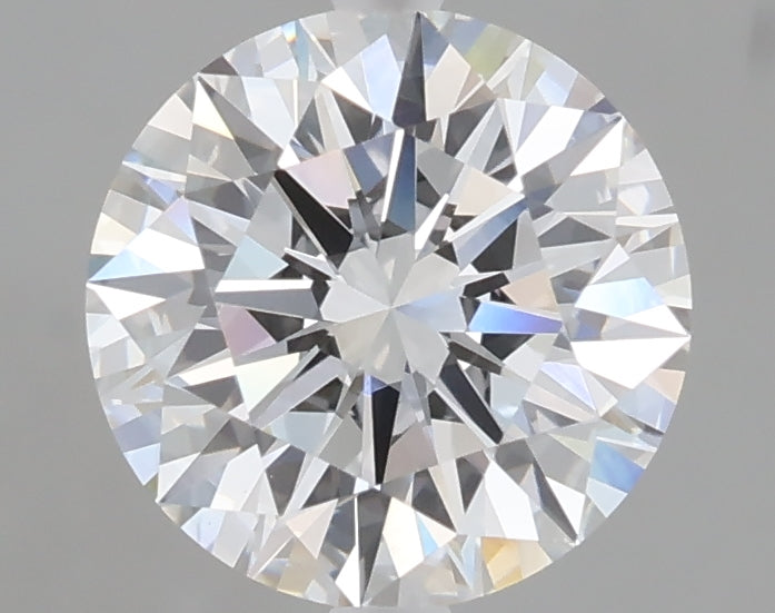 2.07 carat round lab grown diamond E color VVS2 clarity
