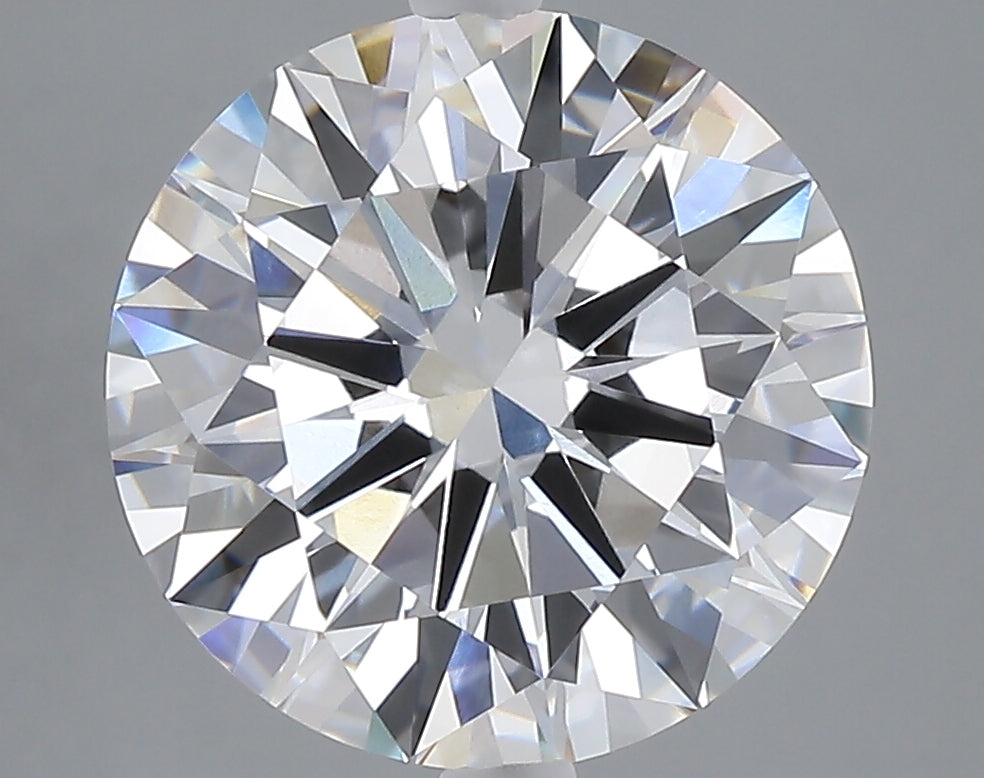 5.03 carat round lab grown diamond E color VVS2 clarity