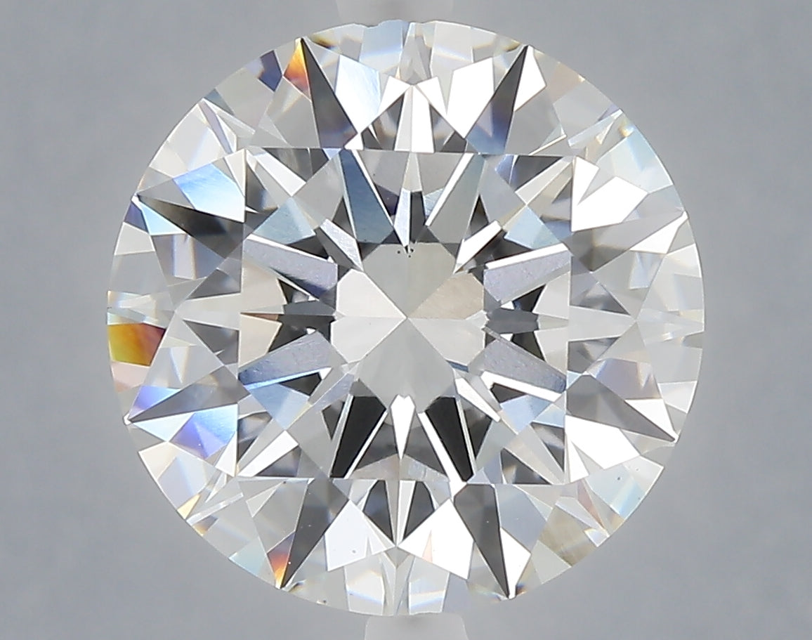 7.02 carat round lab grown diamond F color VS1 clarity