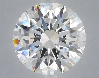 7.02 carat round lab grown diamond F color VS1 clarity