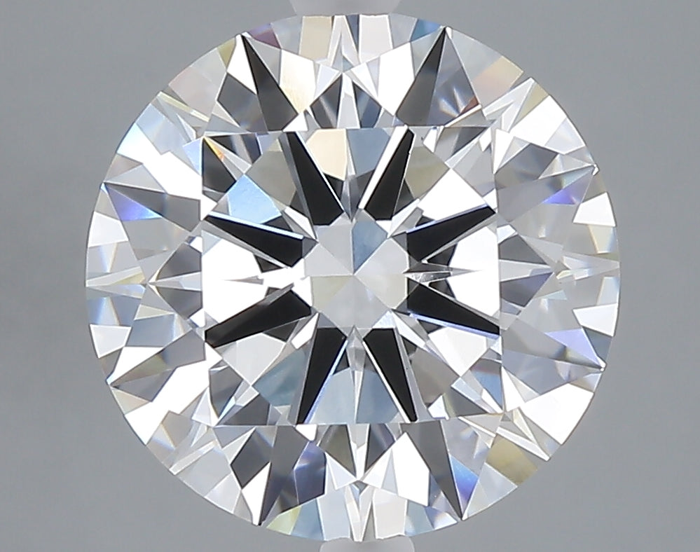 5.03 carat round lab grown diamond E color VS1 clarity
