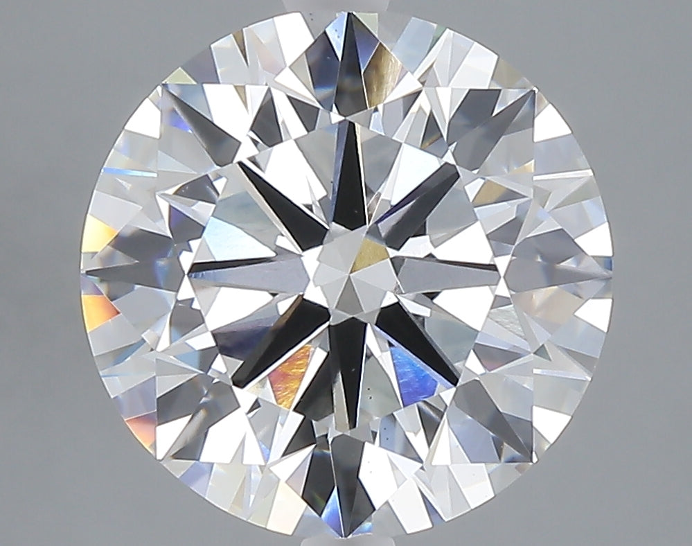 5.00 carat round lab grown diamond F color VS1 clarity