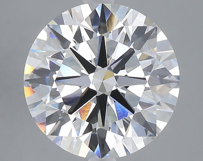 5.00 carat round lab grown diamond F color VS1 clarity