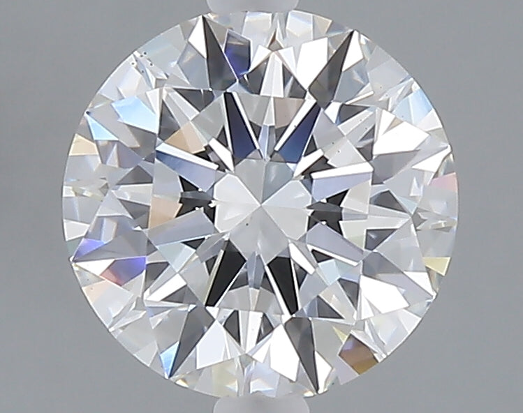2.08 carat round lab grown diamond E color VS1 clarity