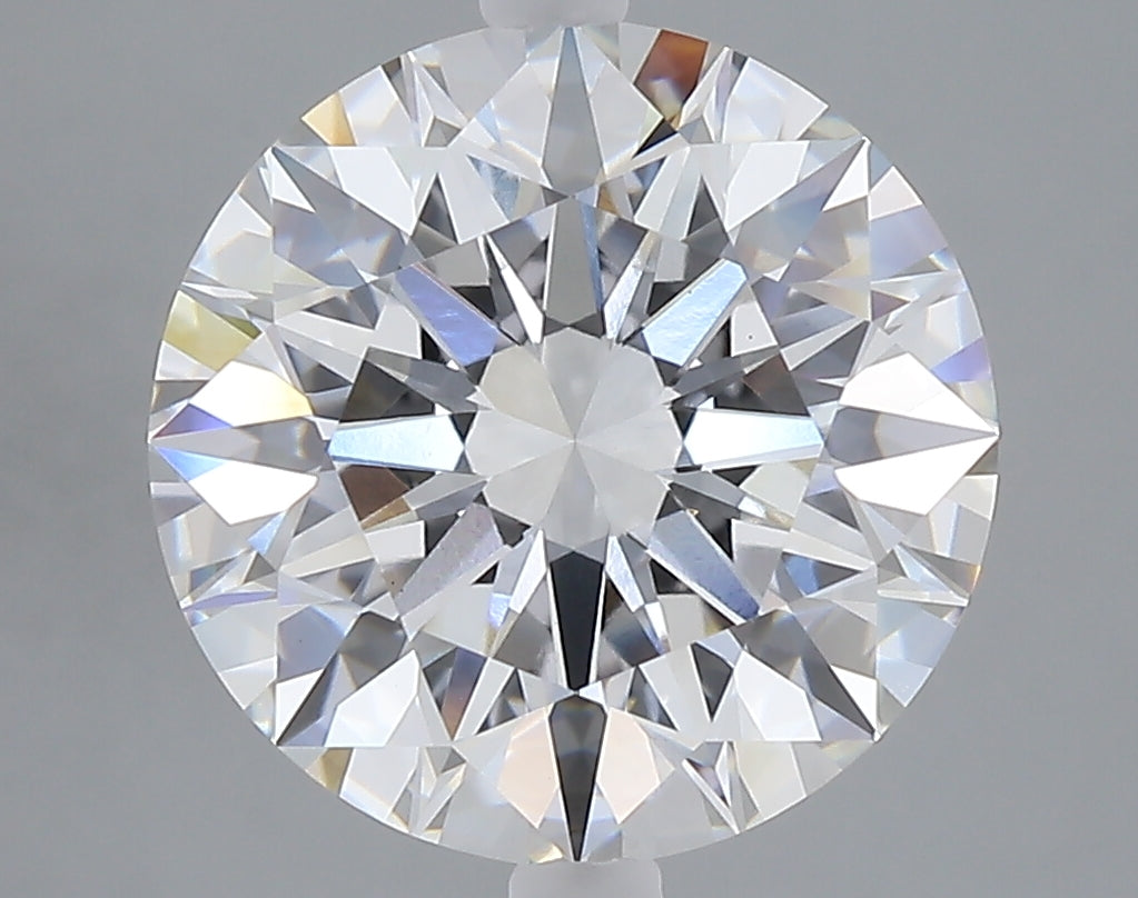 5.06 carat round lab grown diamond E color VS1 clarity