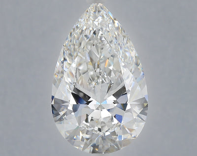 7.59 carat pear lab grown diamond F color VS1 clarity
