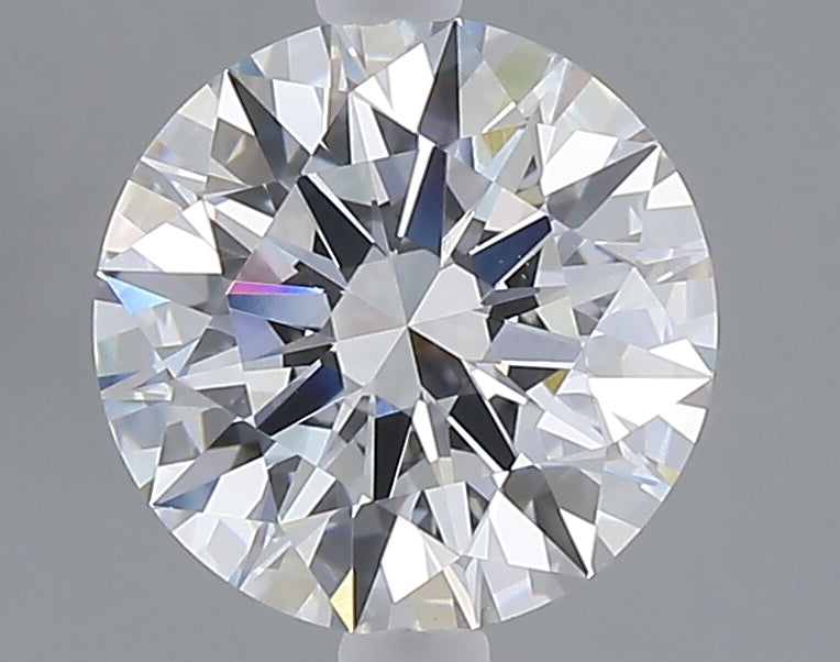 2.04 carat round lab grown diamond D color VVS2 clarity