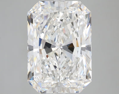 7.09 carat radiant lab grown diamond E color VVS2 clarity