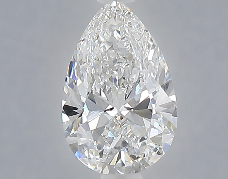 1.04 carat pear lab grown diamond D color VVS2 clarity