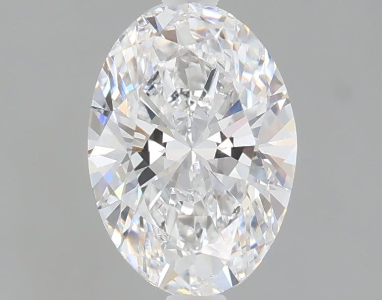 1.04 carat oval lab grown diamond D color VVS2 clarity
