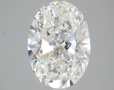 6.03 carat oval lab grown diamond G color VVS2 clarity