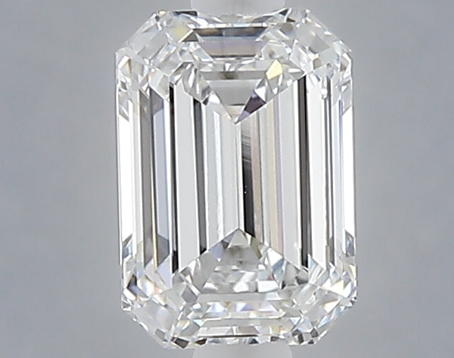 1.02 carat emerald lab grown diamond D color VVS2 clarity