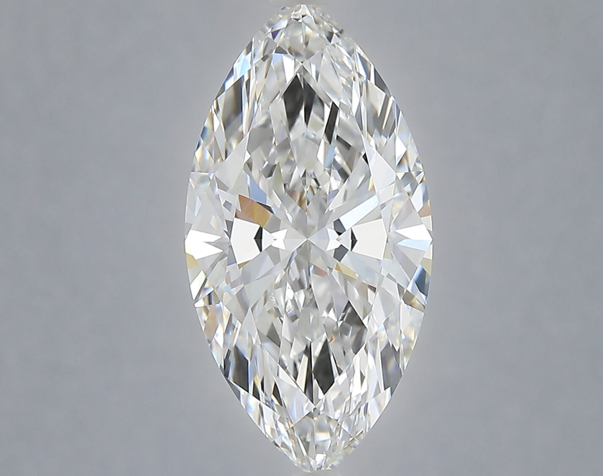 4.04 carat marquise lab grown diamond F color VVS2 clarity