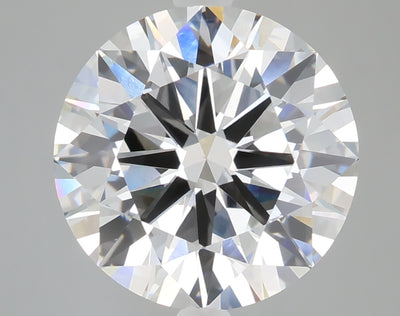 5.00 carat round lab grown diamond F color VS1 clarity