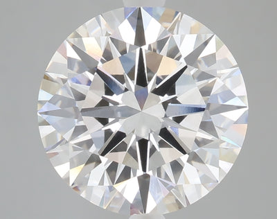 5.02 carat round lab grown diamond F color VS1 clarity