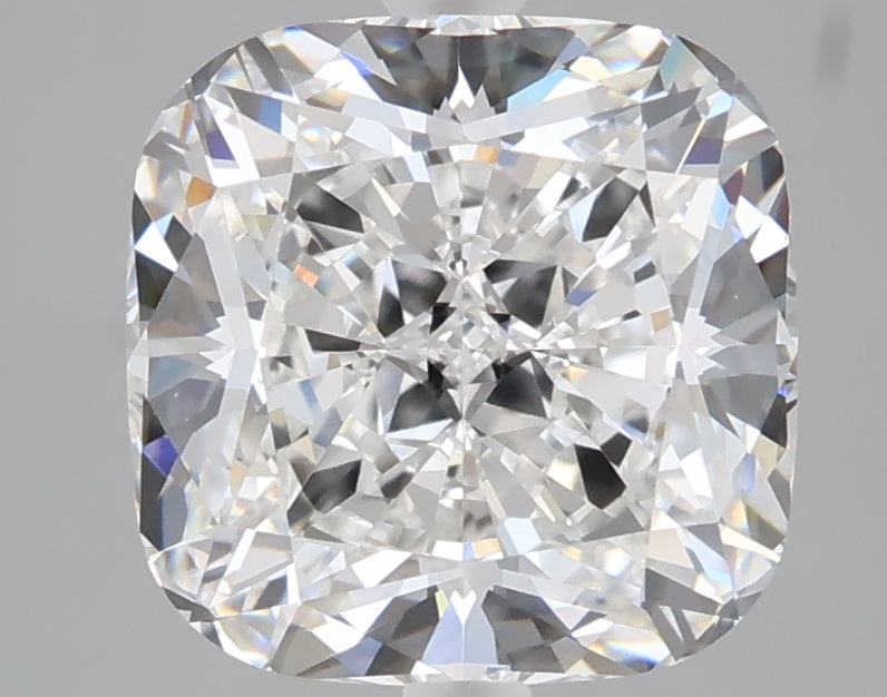 4.07 carat cushion lab grown diamond D color VVS2 clarity