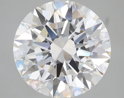 5.03 carat round lab grown diamond F color VS1 clarity