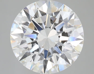 5.01 carat round lab grown diamond E color VS1 clarity