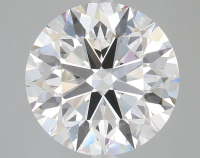 5.09 carat round lab grown diamond E color VVS2 clarity