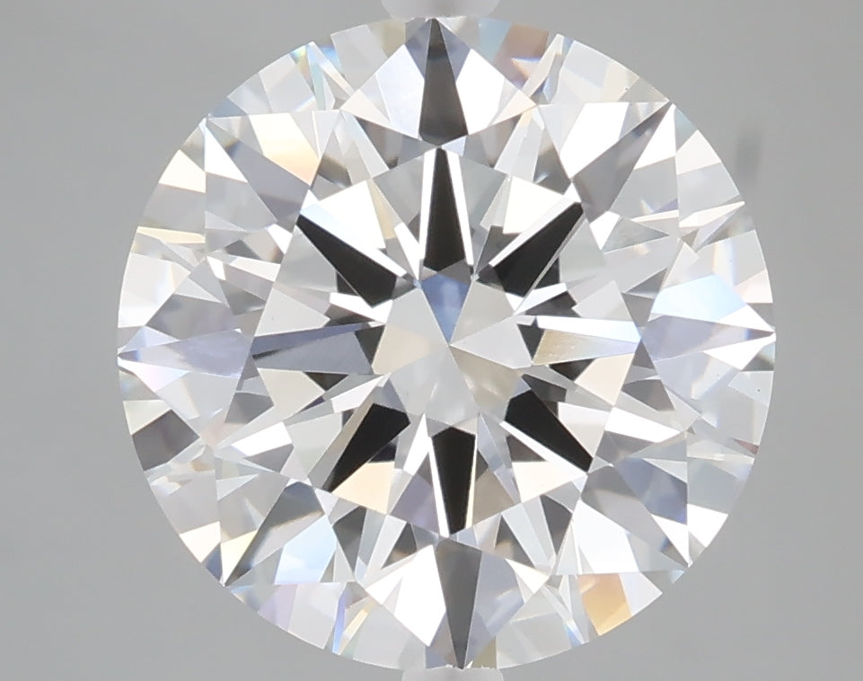 5.07 carat round lab grown diamond E color VVS2 clarity