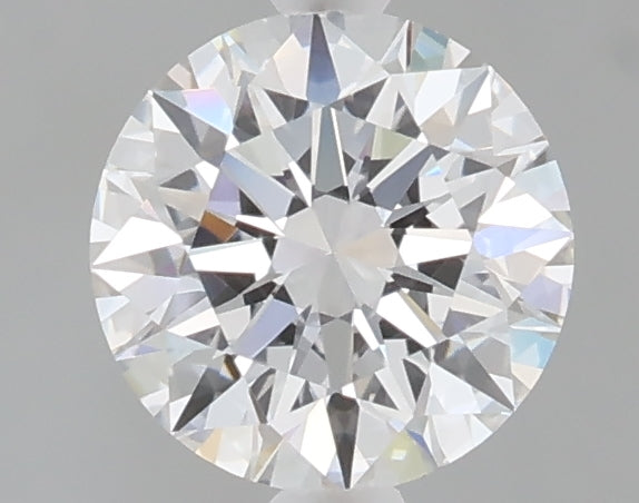 1.08 carat round lab grown diamond D color VVS2 clarity